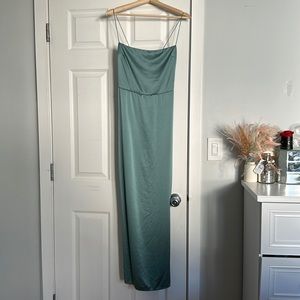 Reformation Frankie Silk Dress